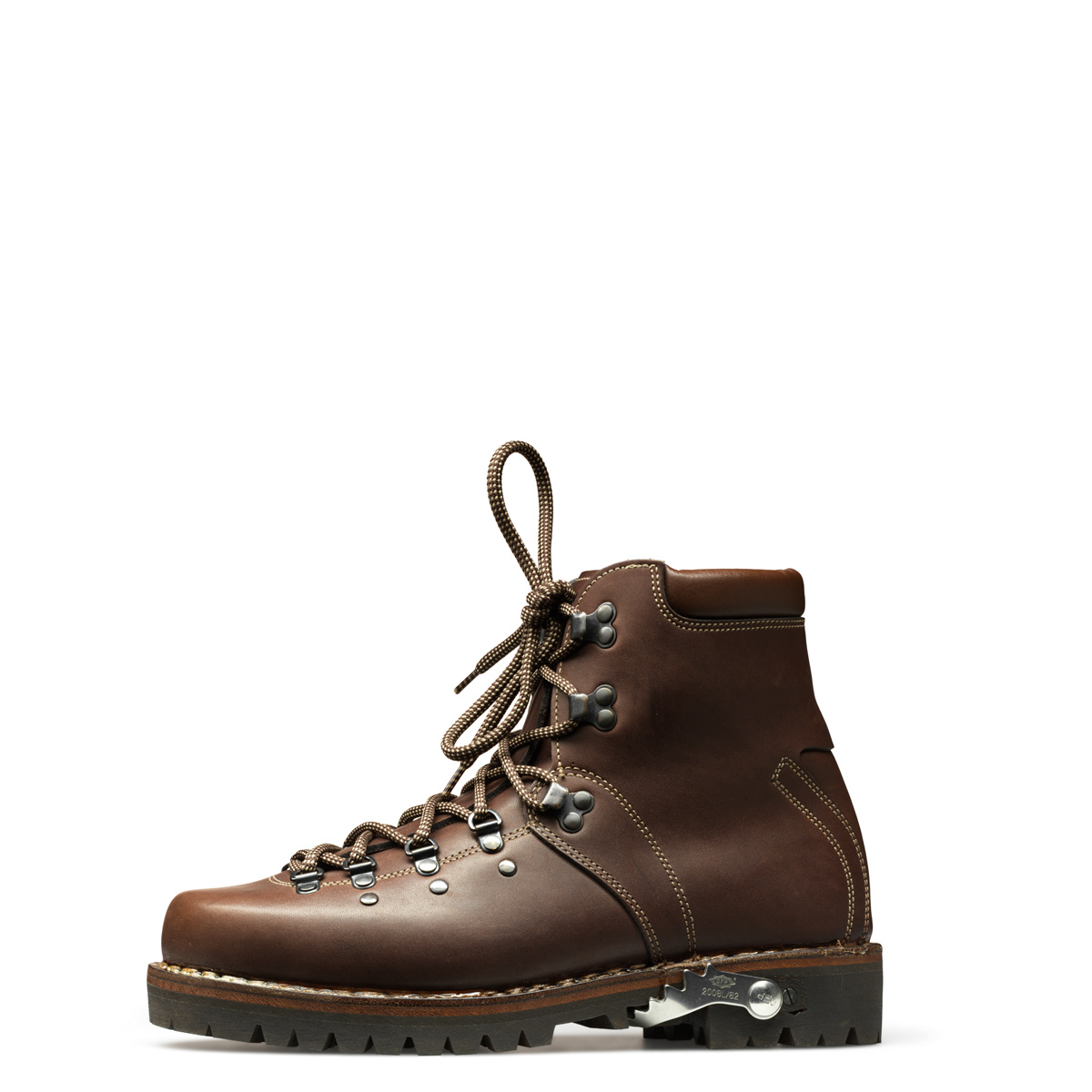 Wandersteifel Xaver von halfs aus München – trigenähter Herren-Wanderschuh aus braunem Rindsleder