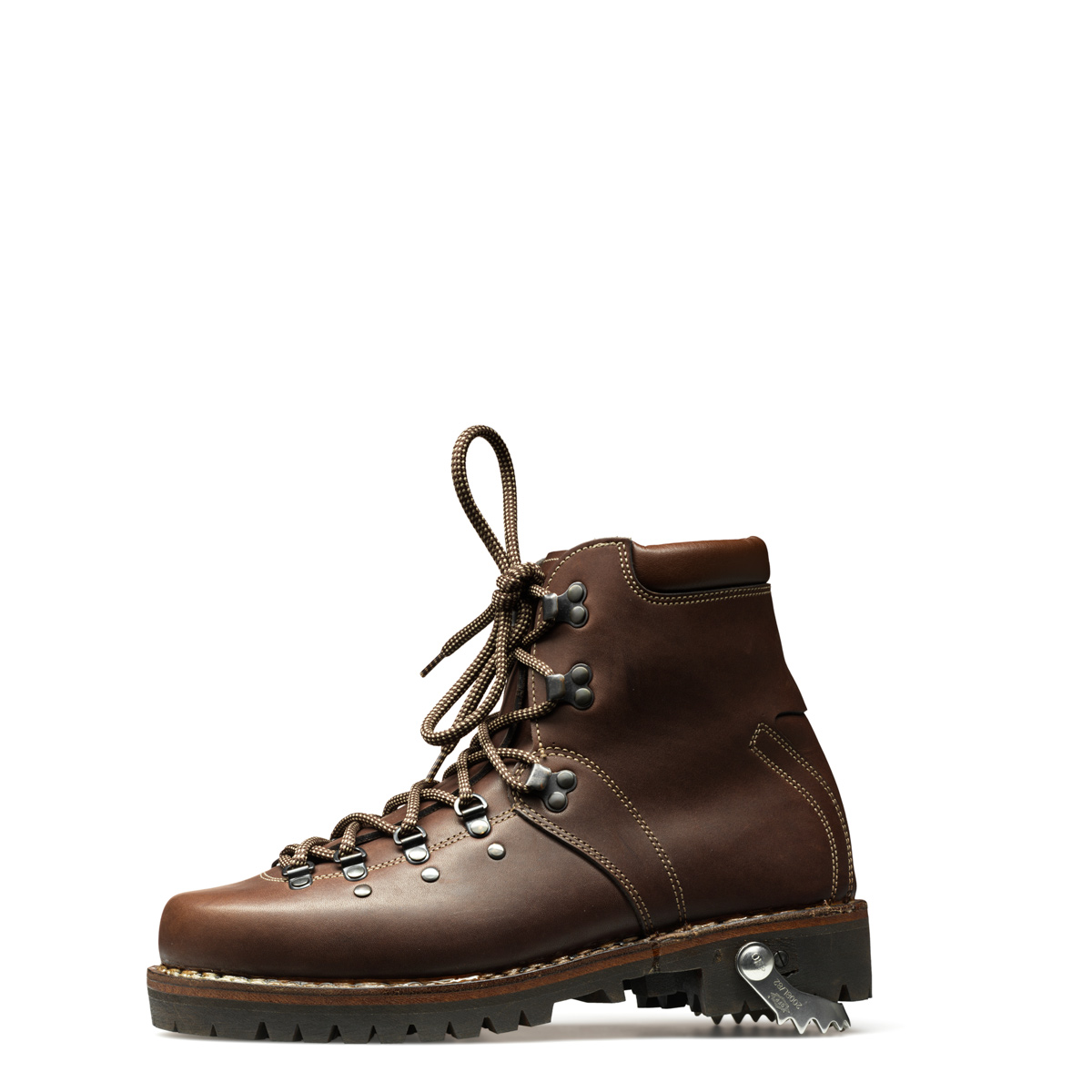 Wandersteifel Xaver von halfs aus München – trigenähter Herren-Wanderschuh aus braunem Rindsleder