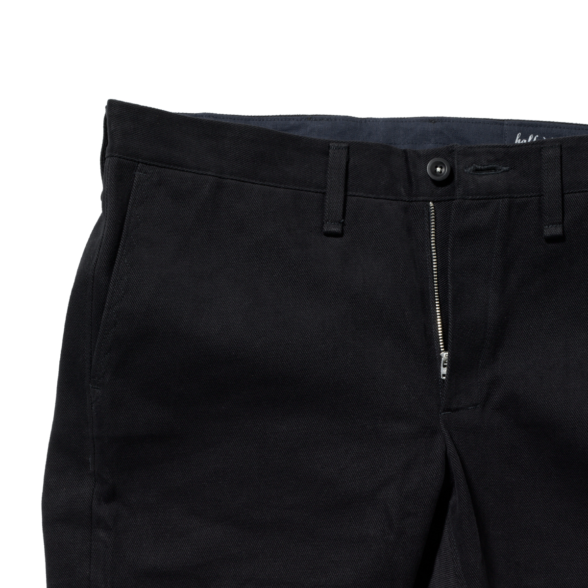 Chinohose 7014 dunkelblau von halfs x INDNAT aus München – aus robustem Merchant & Mills Köper gefertigt, hochwertig verarbeitet und modern geschnitten