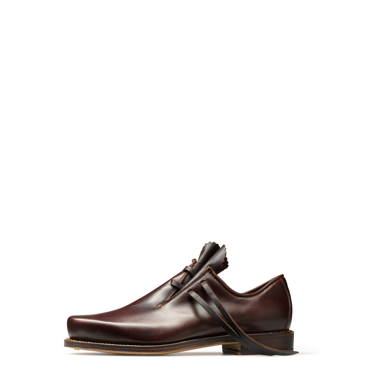 haferlschuh Rosi von halfs aus München – rahmengenähter Damen-haferlschuh aus braunem Rindsleder