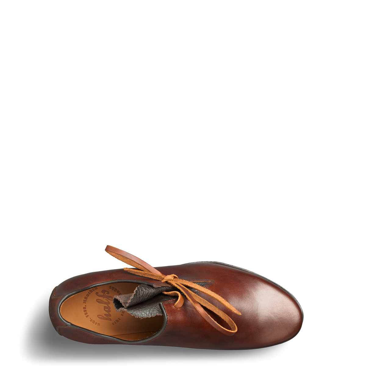 haferlschuh Martl von halfs aus München – rahmengenähter Herren-haferlschuh aus braunem Rindsleder