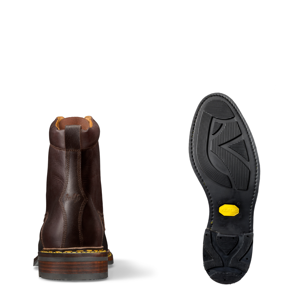 Halbstiefel Konrad von halfs aus München – zwiegenähter Herren-Halbstiefel aus braunem Rindsleder