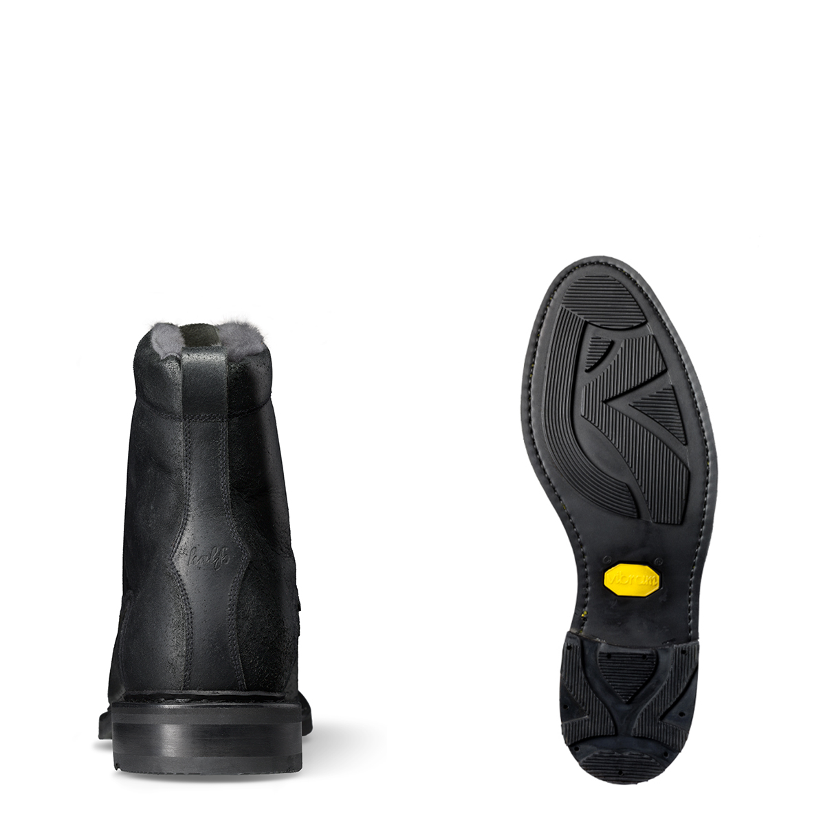 Halbstiefel Kone von halfs aus München – zwiegenähter Herren-Halbstiefel aus schwarzem Rindsleder